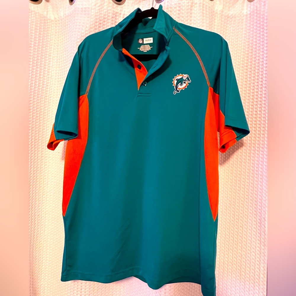 Miami Dolphins Mens Medium Polo shirt